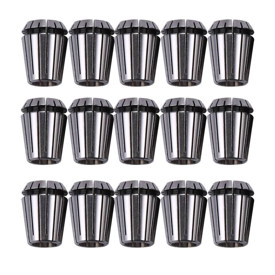 15pcs Er25 Collet Tool Precision Spring Collet Set From 2mm to 16mm Cnc Collet Chuck for Milling La