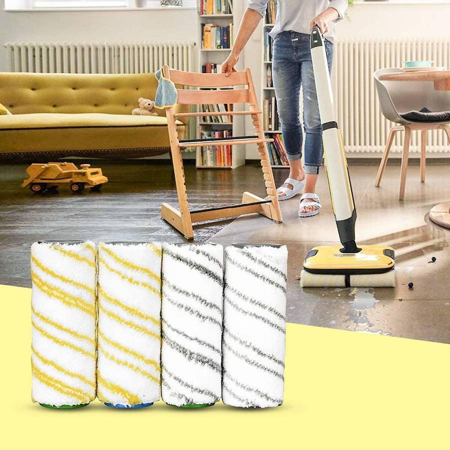 16 Piece Set Of Rollers for Karcher Fc7 Fc5 Fc3 Fc3d Floor Cleaner