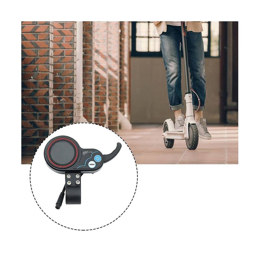 -168 Electric Scooter Dashboard Meter 36v 48v Adjustable 6pin Throttle Accessories for Electric Scoo