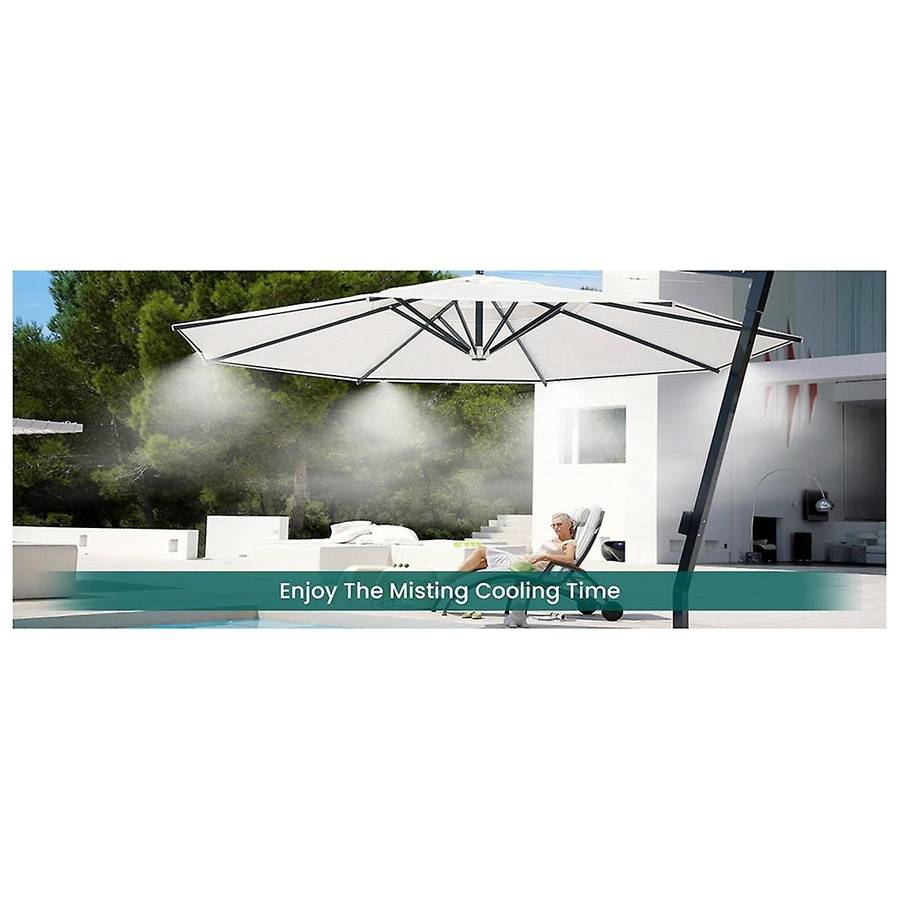 18M Tap Water Garden Set Low Pressure Mist System Villa Courtyard Cooling