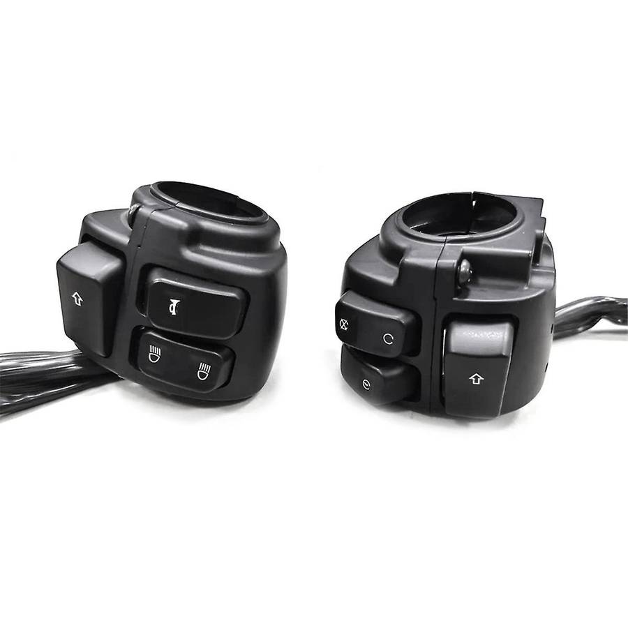 1inch Handlebar Control Switch + Wiring Harness for Dyna FXDF FXDWG Softail