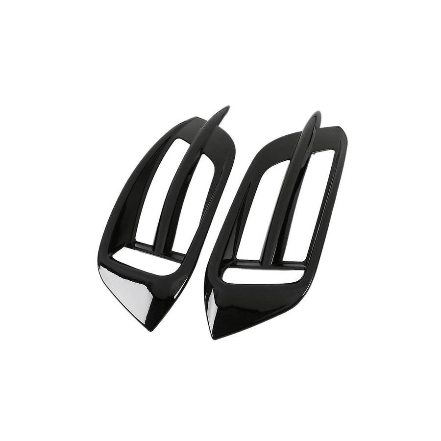1pair Car Rear Bumper Fog Light Lamp Cover Trim for 10th 2016-2019 Bright Black Fog Lamp Frame