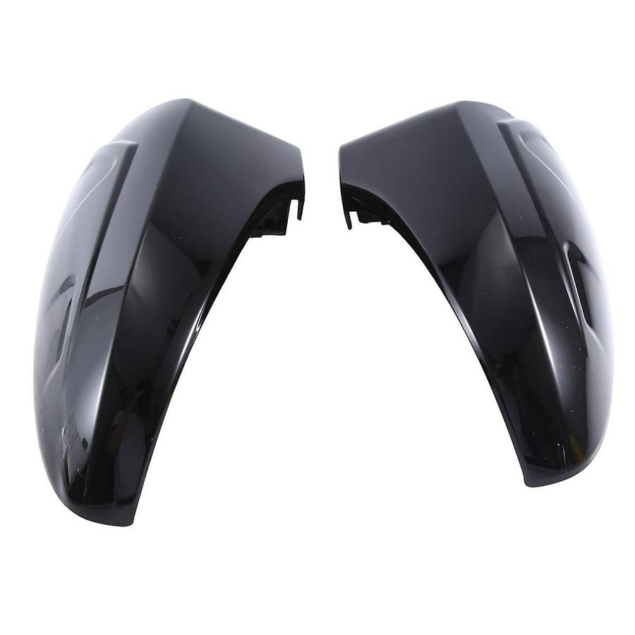 1pair Car Snap Clip Gloss Black Cow Horn Rear View Mirror Housing Reversing Mirror Housing(lh+rh) fo