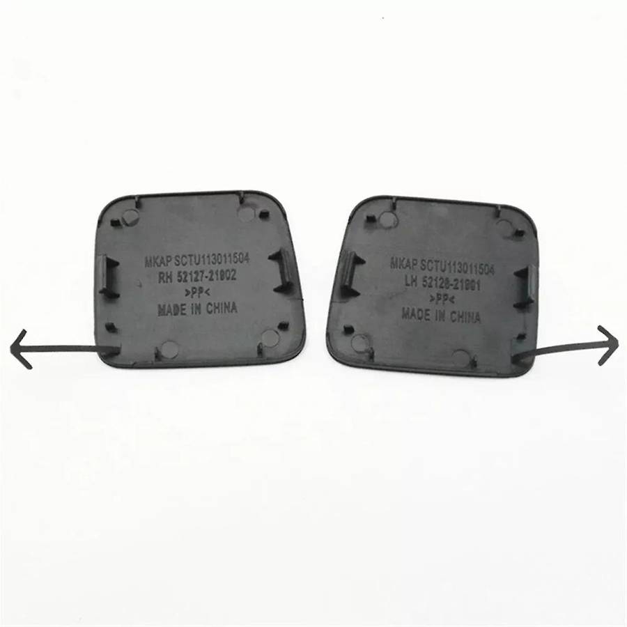 1Pair Front Bumper Hole Cover Trim 52128-21901 52127-21902 Set for 2011-2013 TC Car Towing Hook Eyel