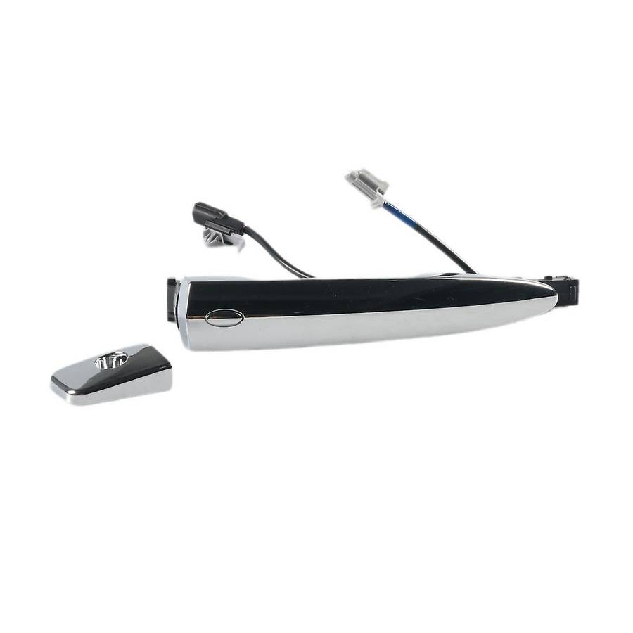1pair Front Door Exterior Handle Chrome W/ Smart Entry for Leaf Sentra 2009-2018 80645-1aa0a 80640-1