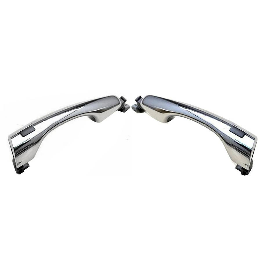 1Pair Front Door Inductive Chrome Handle Have Button 82651-C5710 82661-C5710 for 2015-2018 Outer Pul