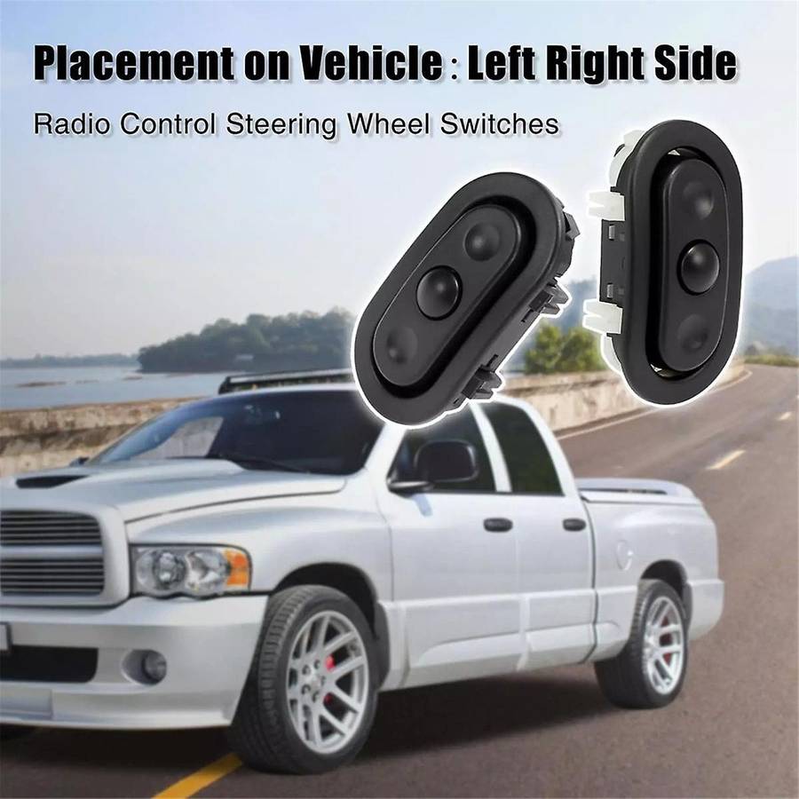 1Pair LH RH Steering Wheel Radio Control Switch 04685729AB 04685728AB for for for