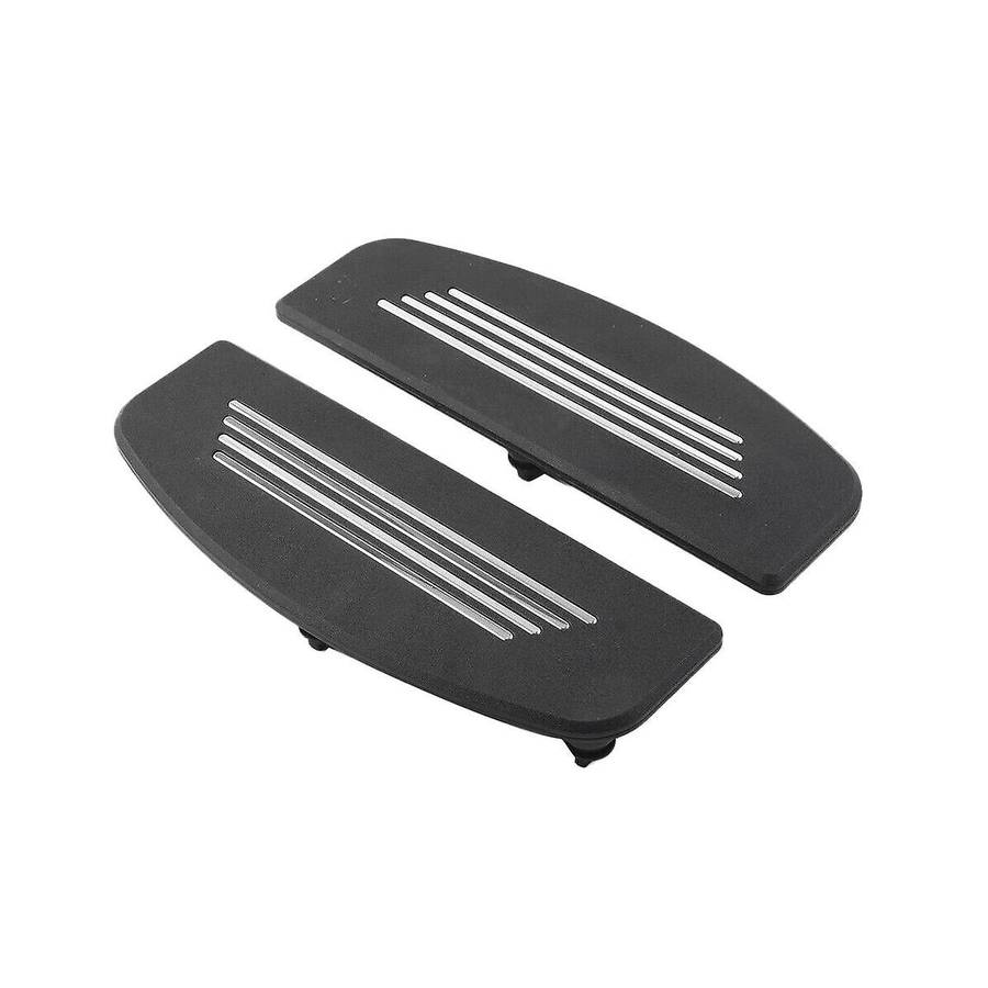 1pair Motorcycle Front Footrest Insert Foot Peg Trim for Street Road Glide Foot Pedal Covers