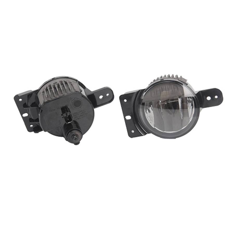 1Pair Yellow Light LED Fog Lamps for Wrangler JT 10th JLU 2018-2024 Daytime Running Lights Front Bum