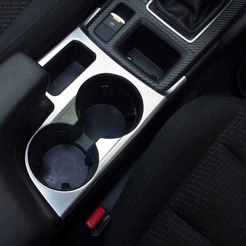1Pc ABS Chrome Plate Car Water Cup Holder Decorate Moulding Ring Interior for -5 CX5 2015 2016