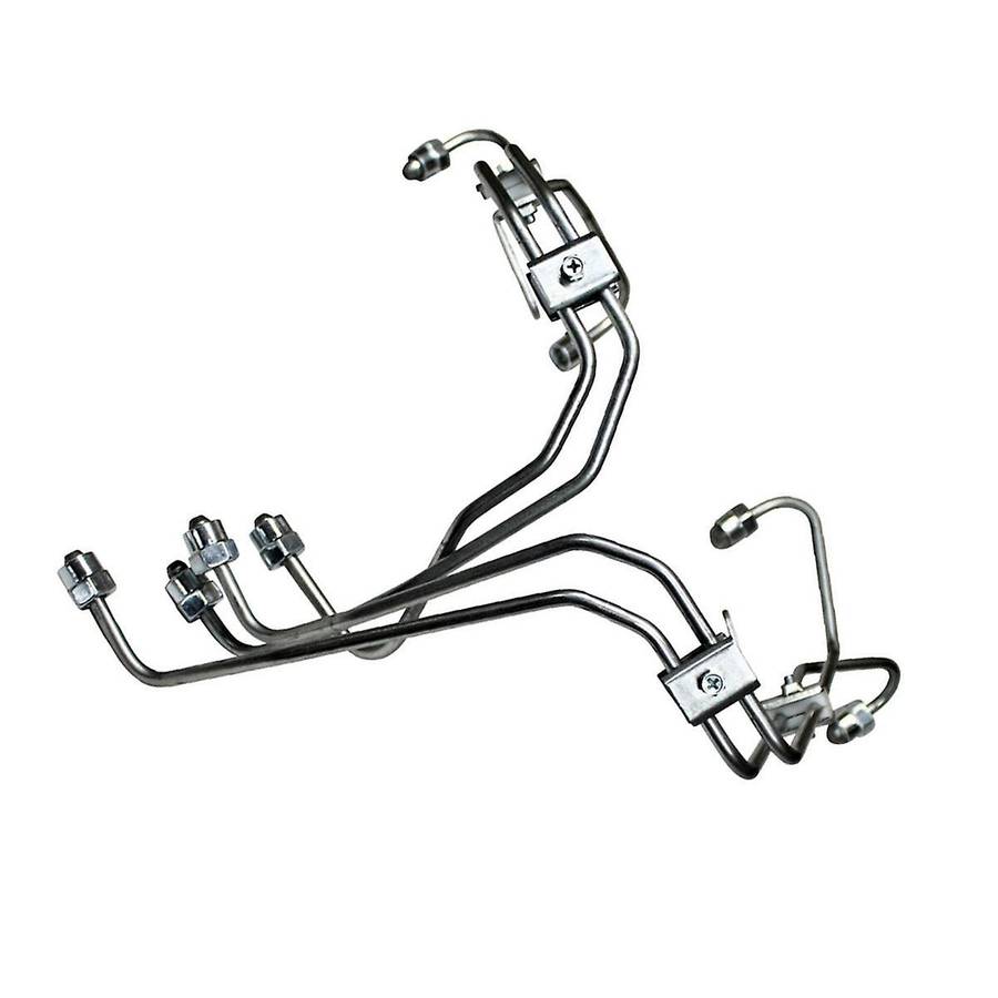 1Set Fuel Injector Lines with Line Clamps for 3.9L 4BT Engine 12mm VE Pump 3960725 3960726