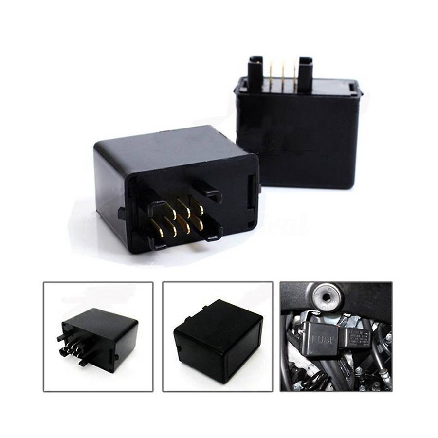 2 Pcs 7 Pin LED Indicator Flasher Relay for GSXR 650 750 1000 Bandit
