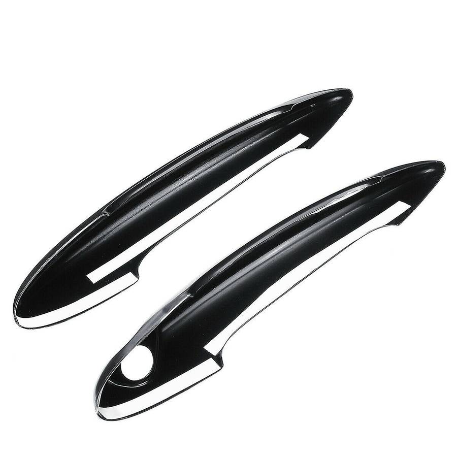 2 Pcs ABS Black Door Handle Cover Compatible MINI Cooper S R50 R53 R56