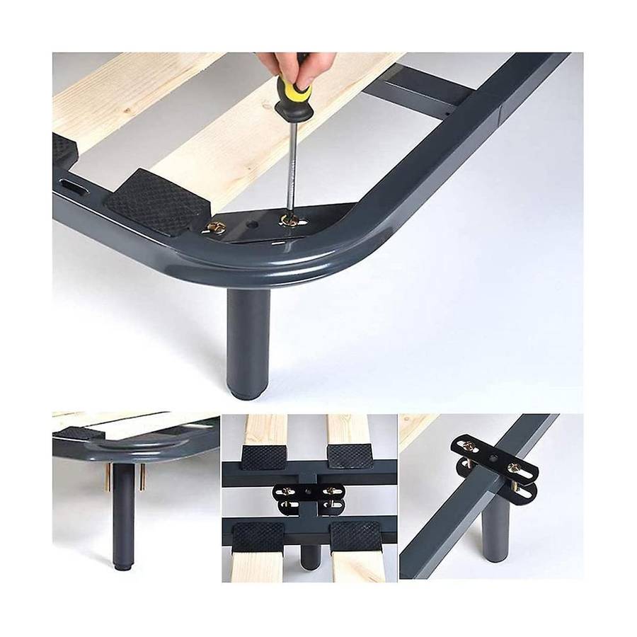 2 Pcs Bed Frame Legs,adjustable Height Center Support Leg for Bed Frame, Bed Center Slat Heavy Supp