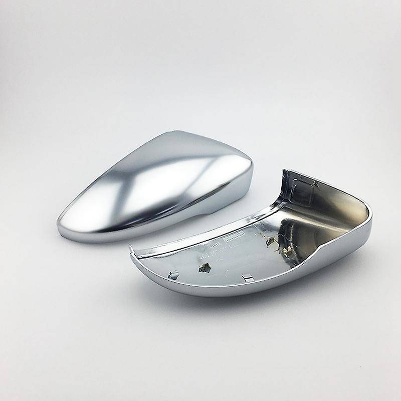 2 Pieces for Golf MK6 R20 Golf -6 Golf 6 R Side Wing Mirror Cover Caps Matte Chrome Rearview Mirror