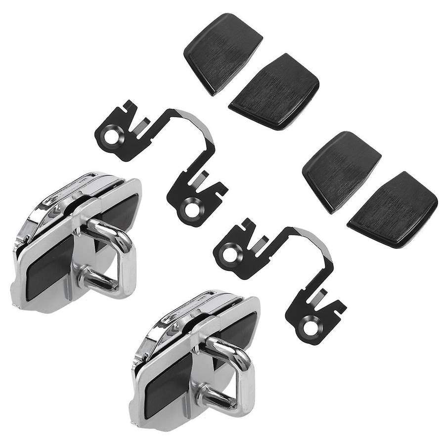 2 Sets Door Stabilizer Door Lock Protector Latches Stopper Covers for Land Cruiser Lc200 Alphard Ve