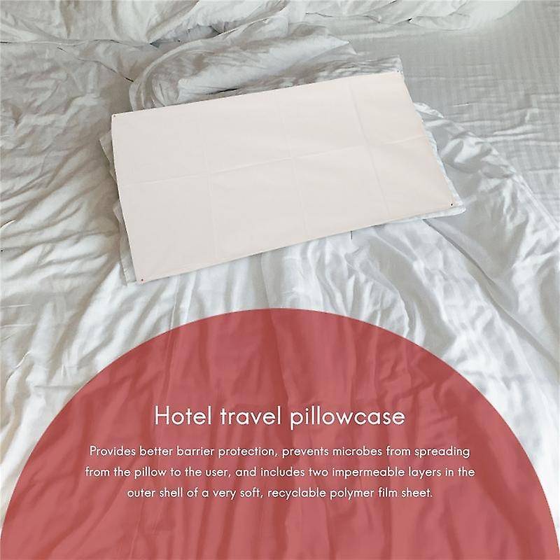 20 Pcs Disposable Pillow Cases Hotel Travel Breathable Single Pillow Case Double Bed Sheet Quilt Pil