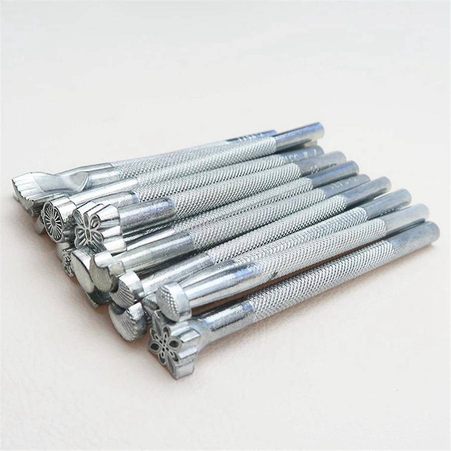 20 Pieces Of Leather Printing Punching Set, Carving Process Seal Punching Machine for Diy Leather Pr