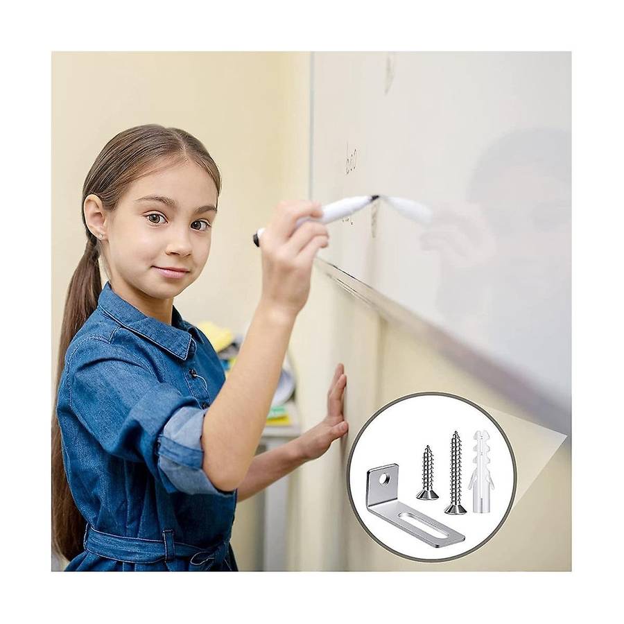 20 Set Whiteboard Installation Hardware Kit Wall Hanging Kit Mounting Brackets for Hanging Whiteboa