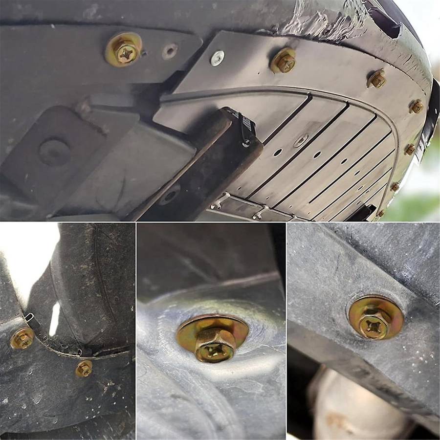 20X Body Bolts U-Nuts Clips Engine Under Cover Undertray Splash Shield Guard Bumper Fenders Liner P