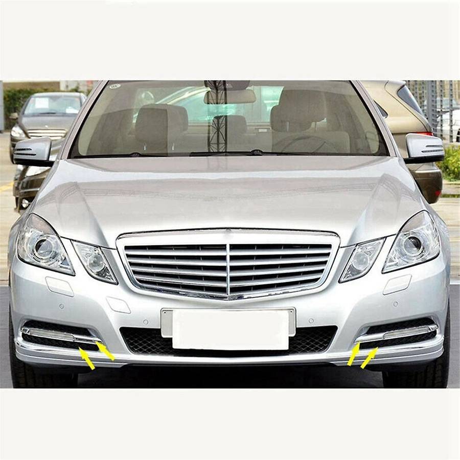 2128851723 2128851823 2128851774 2128851874 Fog Lamp Grille Cover + Decorative Strip Car for - E-cl