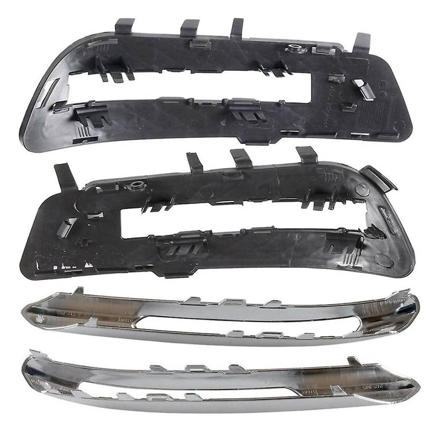 2128851723 2128851823 2128851774 2128851874 Fog Lamp Grille Cover + Decorative Strip Car for - E-cl