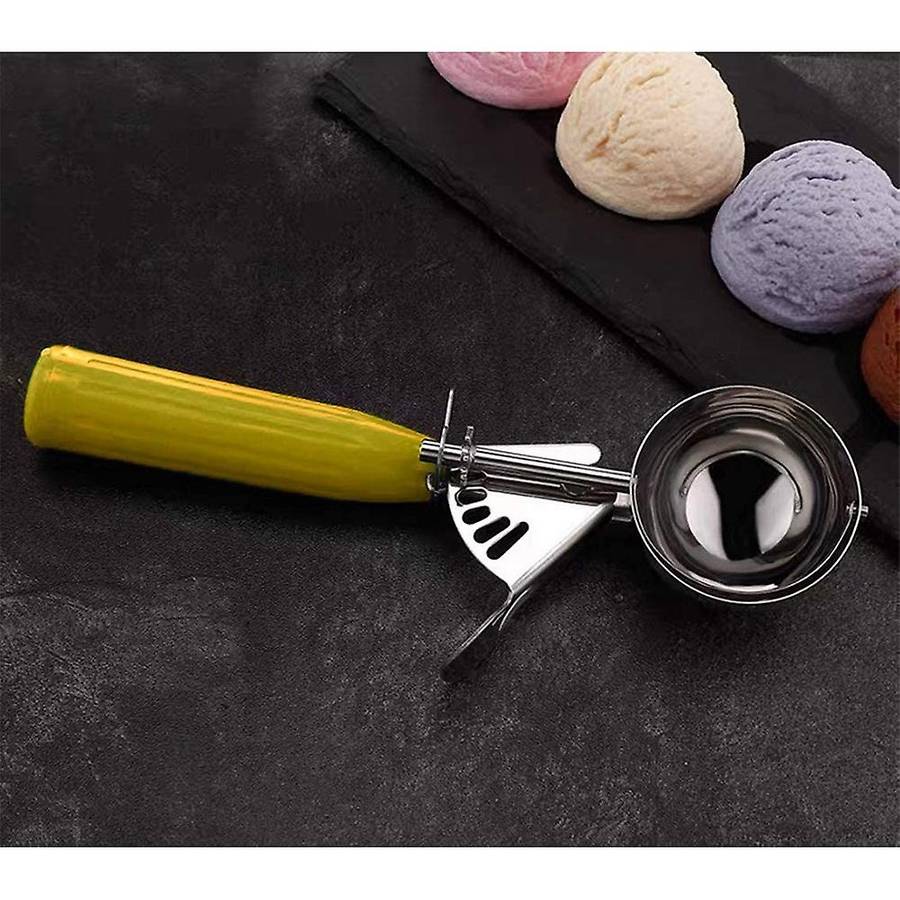 Cookie Scoop Set, 2pcs Ice Cream Scoop with Trigger, Stainless Steel Cookie Dough for Baking