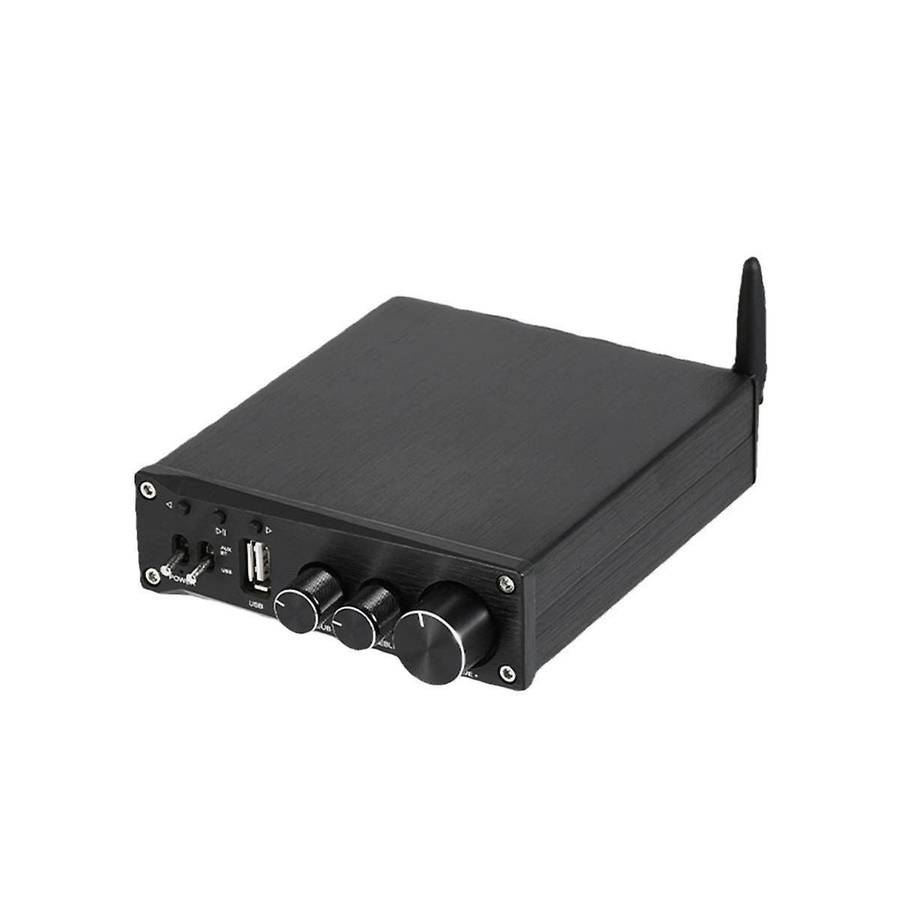 D21U TPA3116 Digital HIFI Amplifier 2.1 U Disk Bluetooth 3034 5.1 Digital Amplifier Black