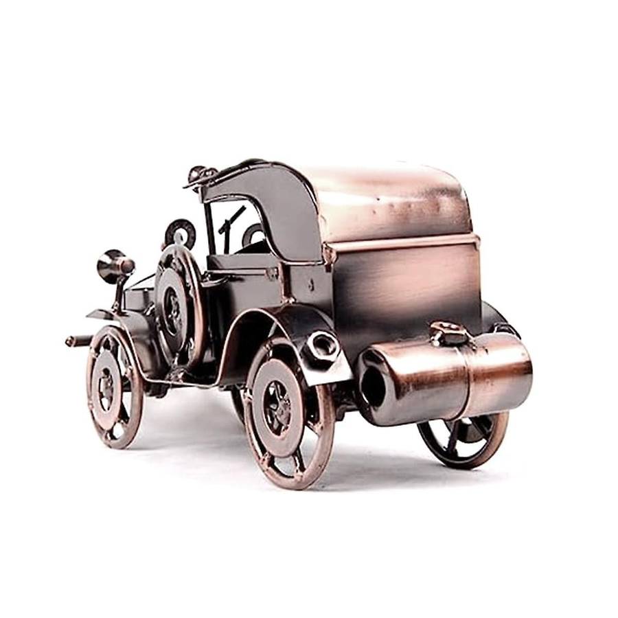 Desktop Home Decoration Metal Models Antique Vehicle Model Retro Car Model Tabletop Truck Decor Iron