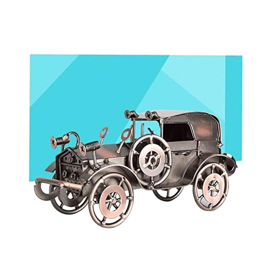Desktop Home Decoration Metal Models Antique Vehicle Model Retro Car Model Tabletop Truck Decor Iron