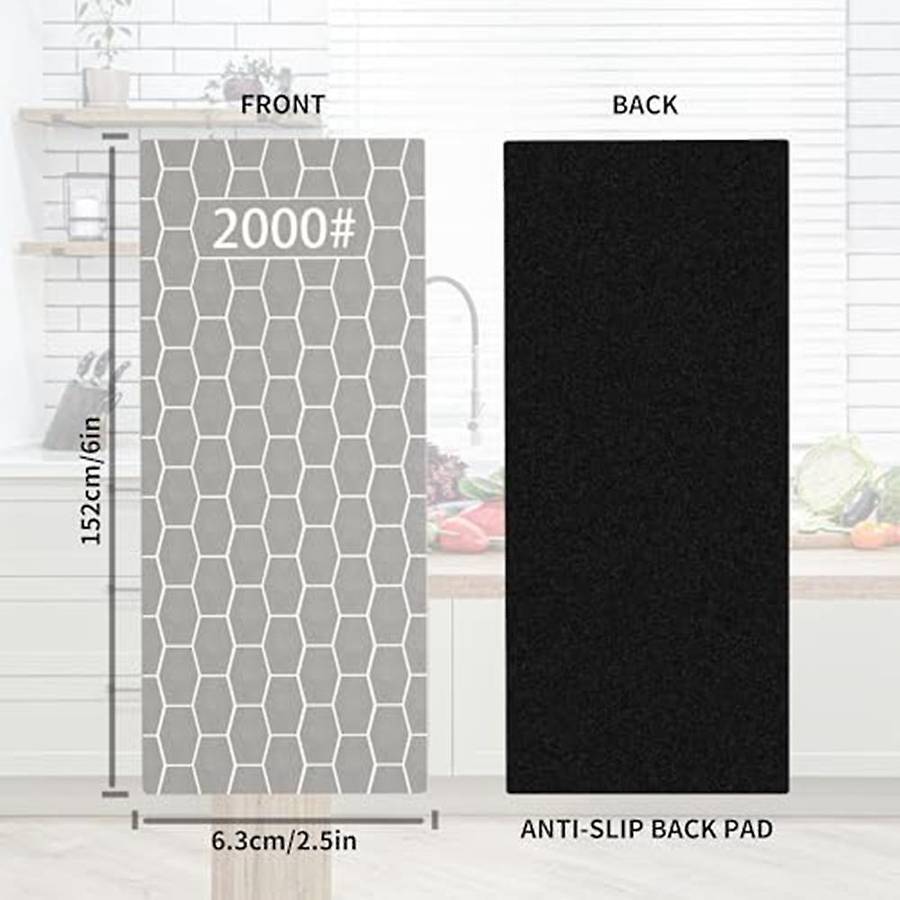 Diamond Sharpening , 5pcs Diamond Sharpening Plates with Honeycomb Surface Plate 200/400/600/1000/20