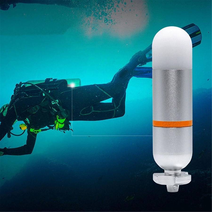 Dive Strobe Beacon Diving Signal Light Mini Underwater 150M Scuba Tank Light LED Night Dive Flashing
