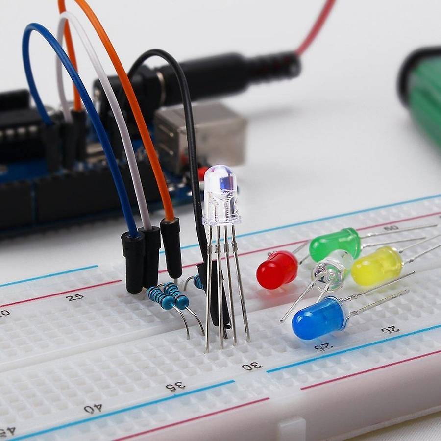 DIY Electronics Basic Kit Breadboard Jumper Wires,Resistors,Buzzer for R3 Mega256
