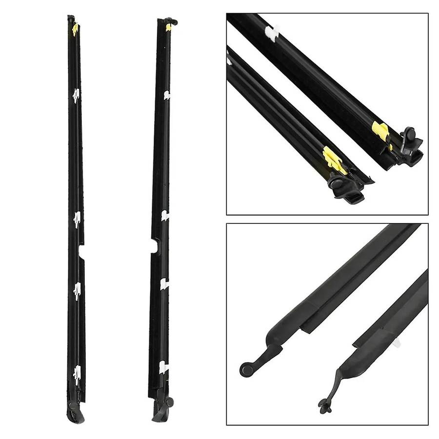 Door Glass Window Weatherstrip Seals Set NA01-58-810F NA01-59-810F for Miata 1990-2005