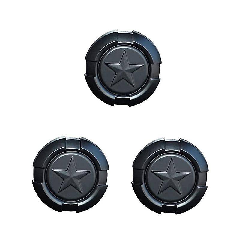 Door Key Jack Trim Cover for Jeep, Matte Black, Pentagram