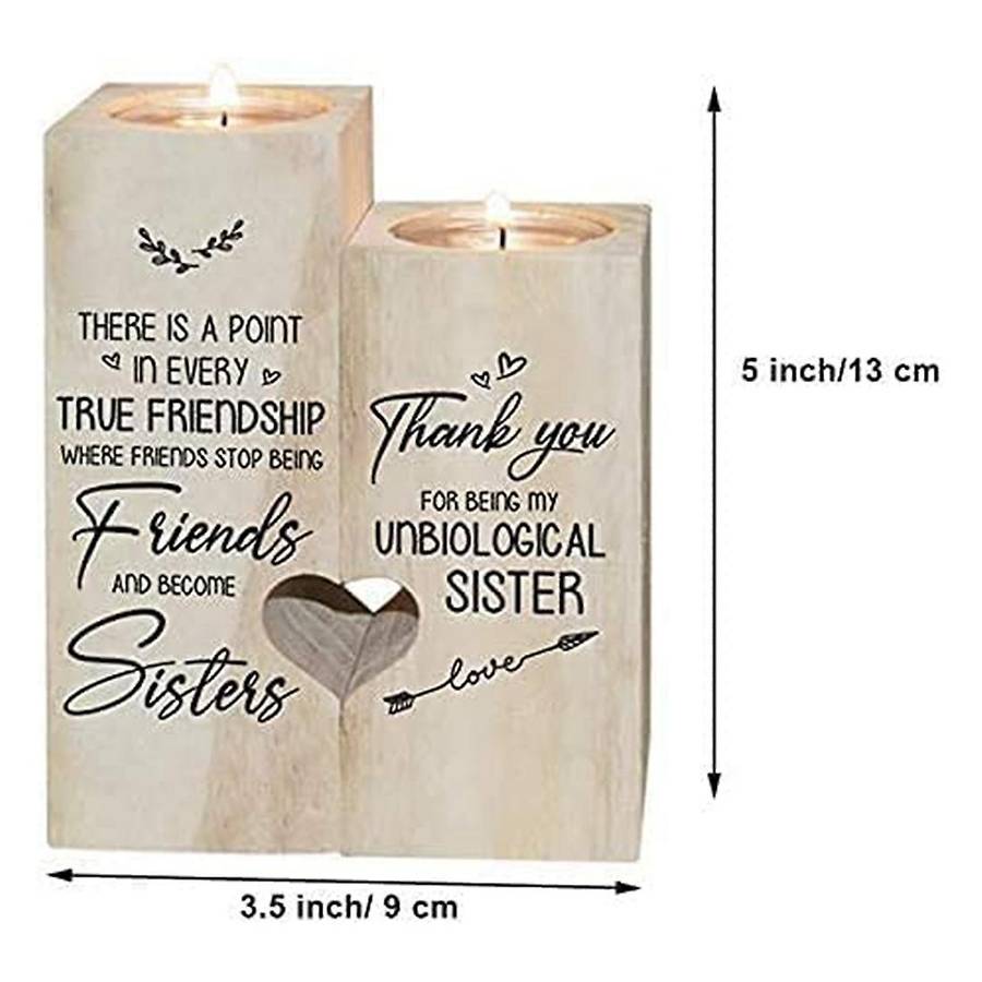 Double-sided Printed Candle Holder- Candle Birthday Gift Christmas Gift For