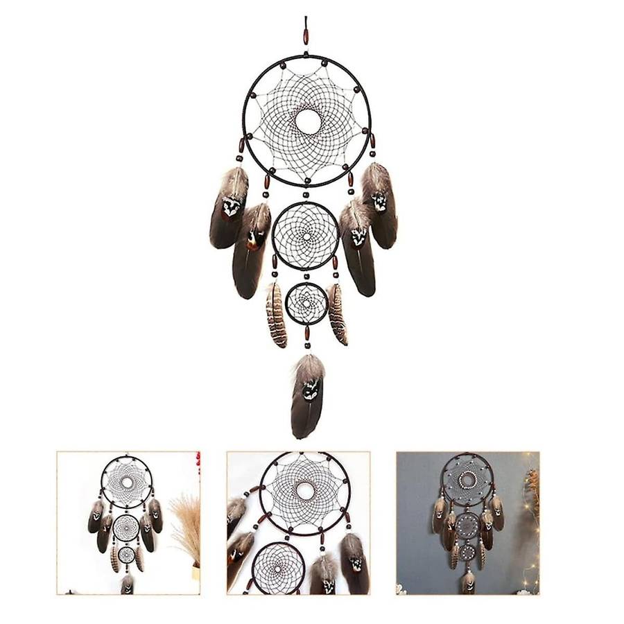 Dreamcatcher Catchers Catcher Black Wall Art Catcher Large Macrame Wall Hanging Window Decor Hand D