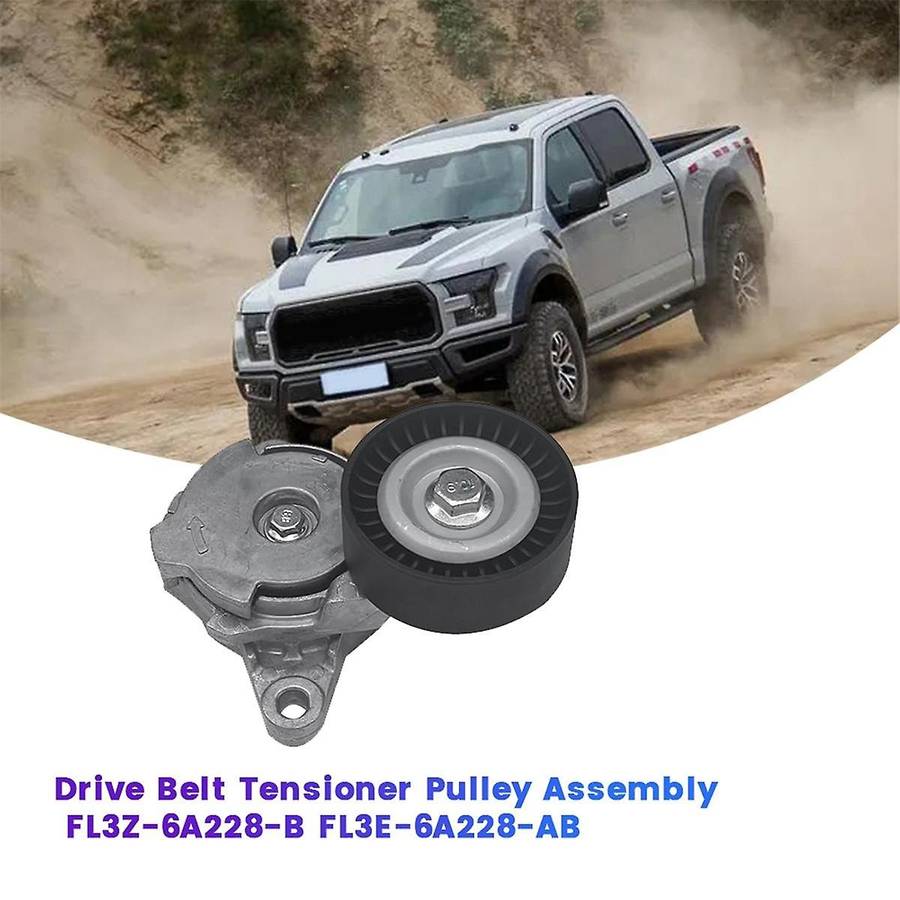 Drive Belt Tensioner Pulley Assembly FL3Z-6A228-B FL3E-6A228-AB for 21-23 2015-2023 FL3E6A228B