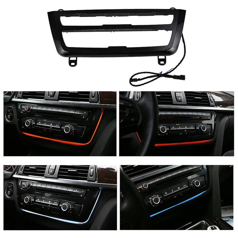 Dual Color LED Car Door Dash Panel Atmosphere Decor Light Strip for M3 Series F30 F35 3GT