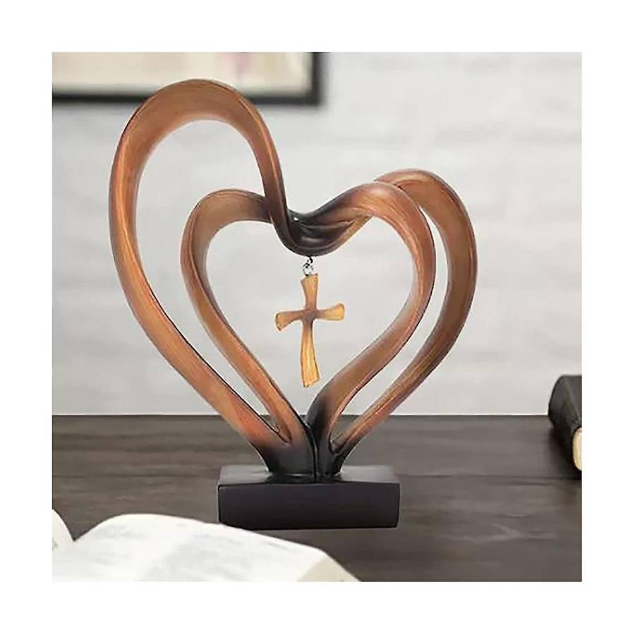 Easter Jesus Entwined Decor,with 2 , Jesus Decorations for Table Christian Standing
