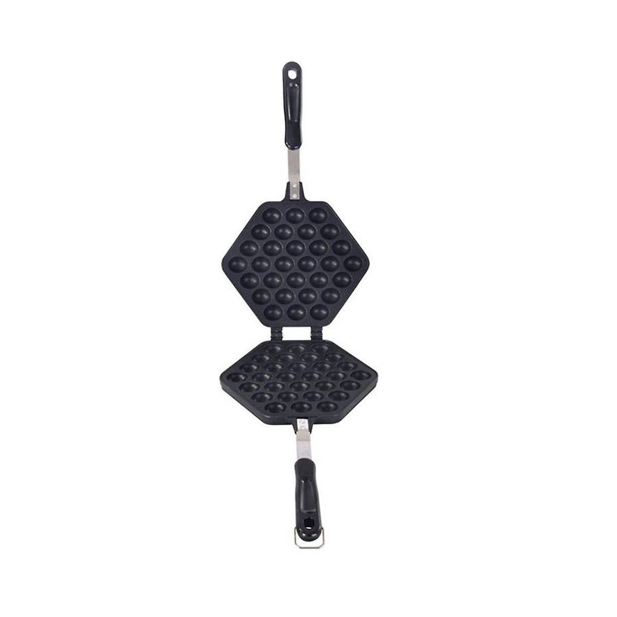 Egg Bubble Cake Baking Pan Mold Eggettes Iron Aluminum Hongkong Waffle Pan Mould Non-stick Coating D