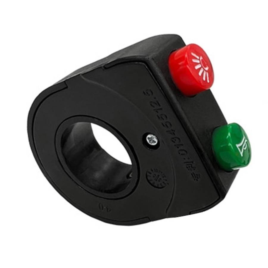 Electric Bicycle Switch Handlebar Headlight Horn Switch Throttle on OFF Button 12V for Scooters Ebik