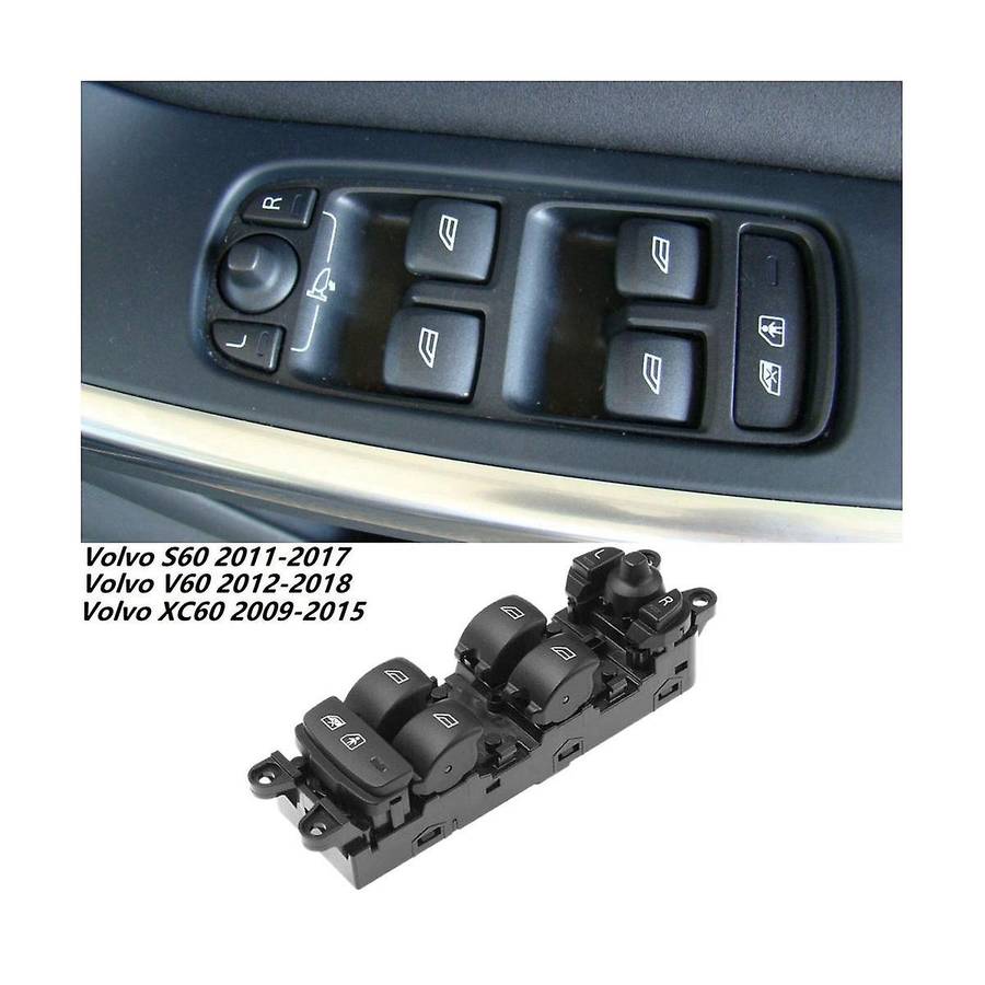 Electric Power Window Main Switch for S60 2011-2013 Xc60 2009-2013 31334348 31334347 31334346 31334