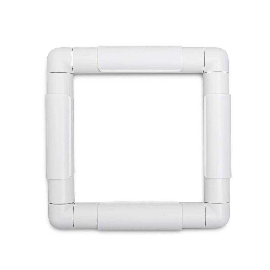 Embroidery Clip Frame 6 Inch Square Frames with Embroidered Fabric Cloth Household DIY Craft Sewing