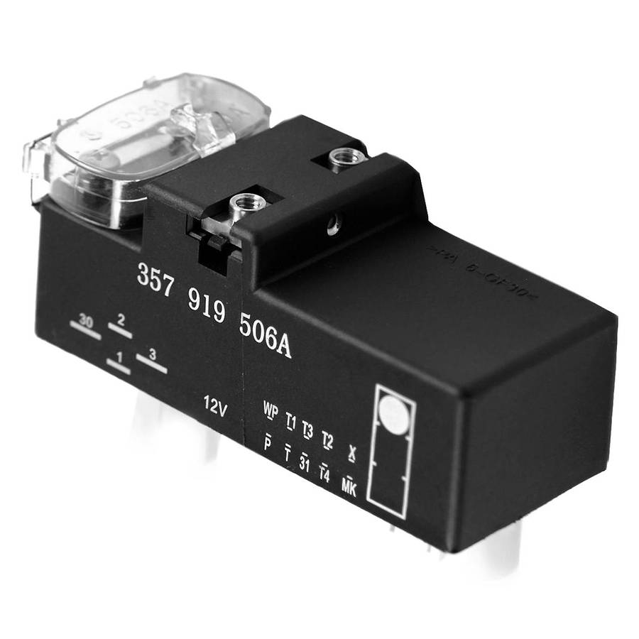 Engine Cooling Fan Control Unit Electronic Fan Relay for Golf 1.9 2.0 2.8L 357919506A