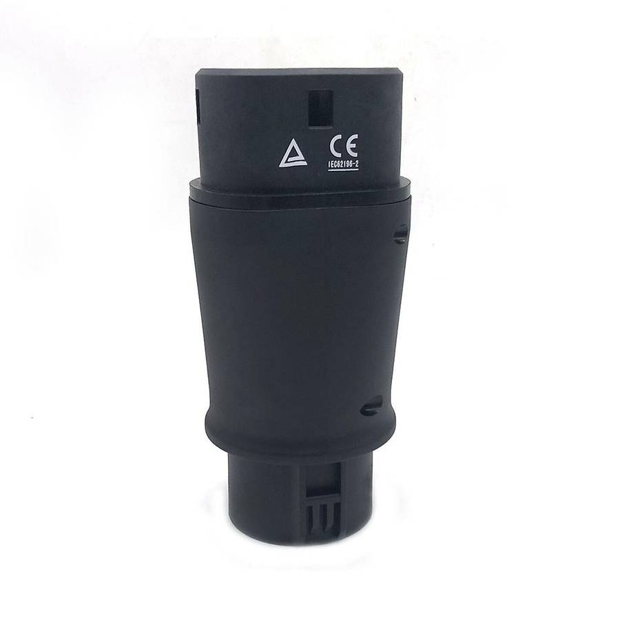 Evse Adaptor 32a J1772 Type 1 to Type 2 Plug Adapter, Electric Vehicle Charger Charging Connector