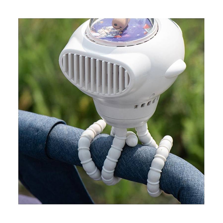 Fan Handheld Tabletop Leafless Baby Cart Small Fan Household Outdoor Shaking Head Fan