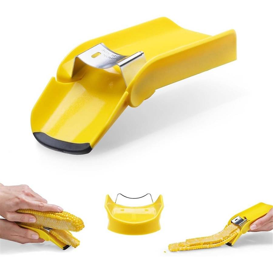 Fast Corn Cob Separator and Peeler Easily Peel Corn on the Cob, Whether Cooked or Fresh