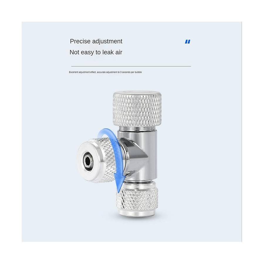 Fish Tank Pressure Reducing Valve Co2 Refiner Double Head DIY Regulator Co2 Systemcarbon Dioxide Fi