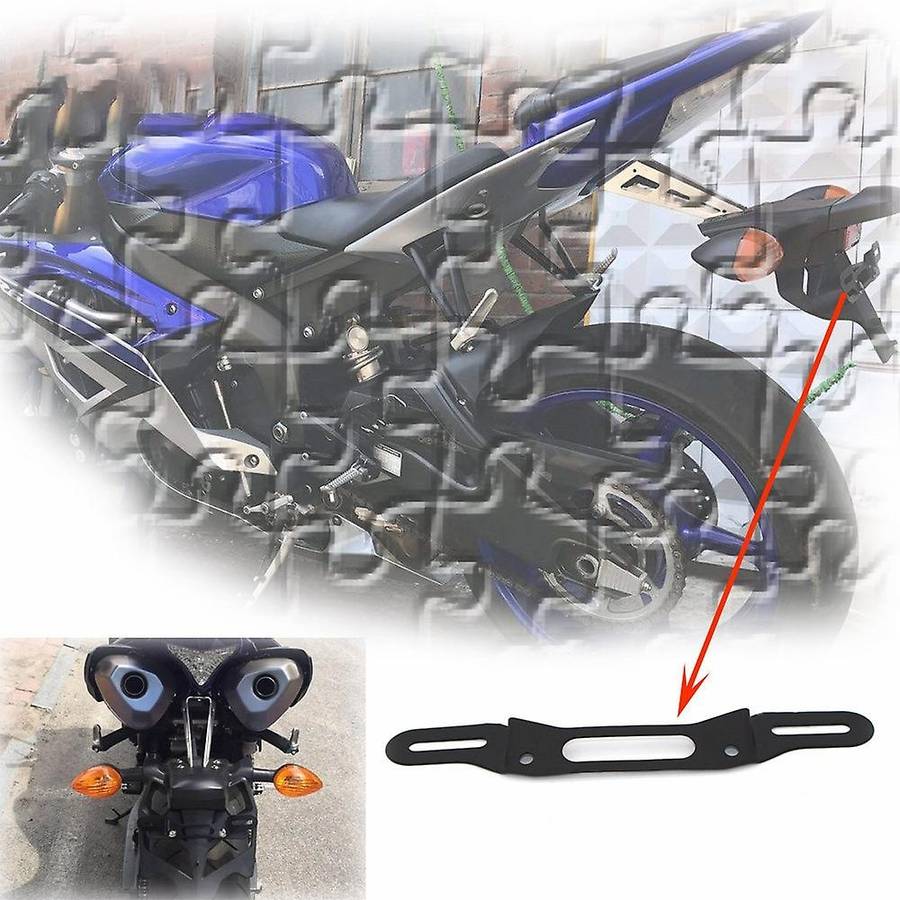 Fit for YZF R1 YZF-R1 YZF-R6 MT-09 FZ-09 Eliminator Registration Plate Bracket License Plate Holder